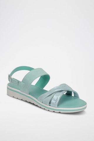 Nubuck Sandalen Poline - Turquoise