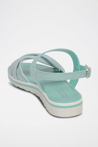 Nubuck Sandalen Poline - Turquoise