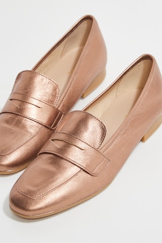 Mocassins en cuir Natalina - Marron