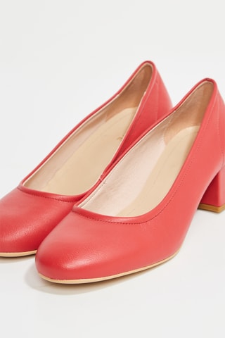 Leren Pumps Ninarose - Rood