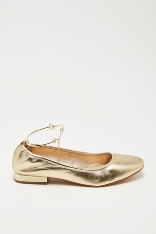 Leren Ballerina’s L’Amoureuse - Goudkleurig 