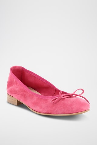 Geitennubuck Ballerina's Polly - Roze