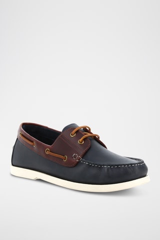 Leren Bootschoenen Yann - Bordeauxrood