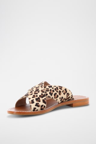 Nubuck Muiltjes Svena - Beige