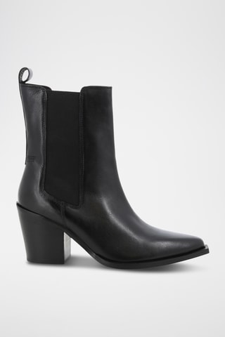Leren Chelsea Boots Sevda - Zwart