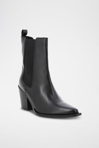 Leren Chelsea Boots Sevda - Zwart