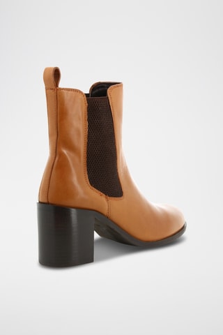 Leren Chelsea Boots Errie - Camel