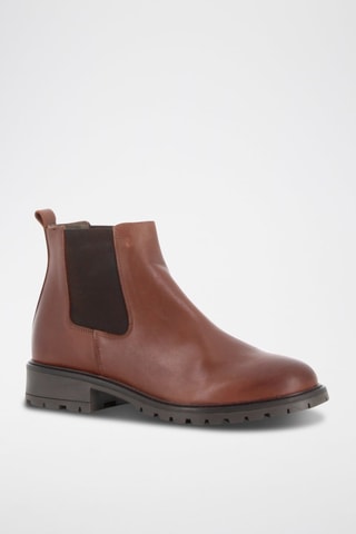 Leren Chelsea Boots Gnocchi - Bruin