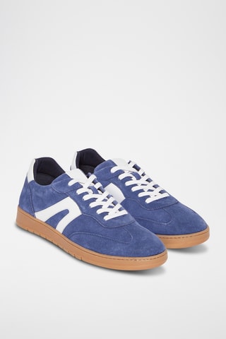 Nubuck Sneakers Tim - Marineblauw