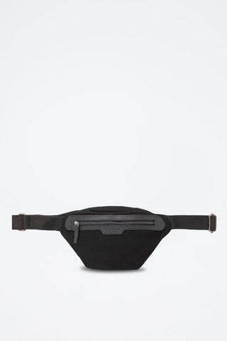 Riñonera de piel - Negro