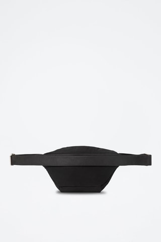 Riñonera de piel - Negro