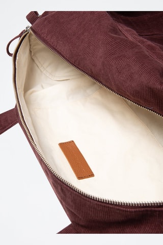 Bolsa de deporte de pana - Burdeos