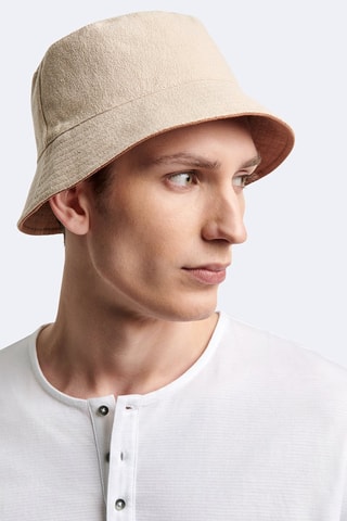 Gorro bucket - Beige