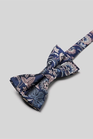 Pajarita de seda - Azul