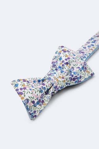 Pajarita Le Colonel - Blanco y violeta