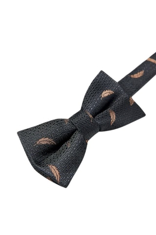 Pajarita de seda - Negro