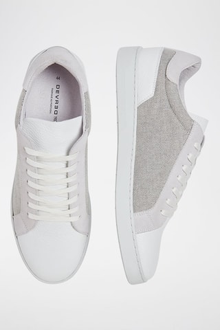 Zapatillas de piel - Blanco