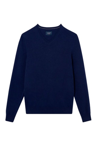 Jersey de algodón orgánico - Azul marino