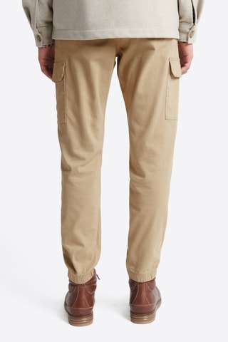 Pantalón cargo slim fit - Beige