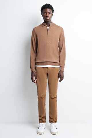 Vaquero slim fit - Marrón