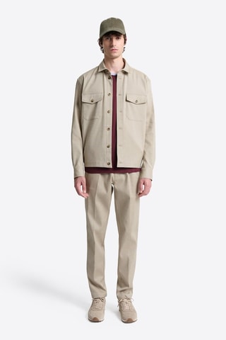 Sobrecamisa regular fit - Beige