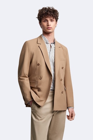 Chaqueta regular fit - Beige