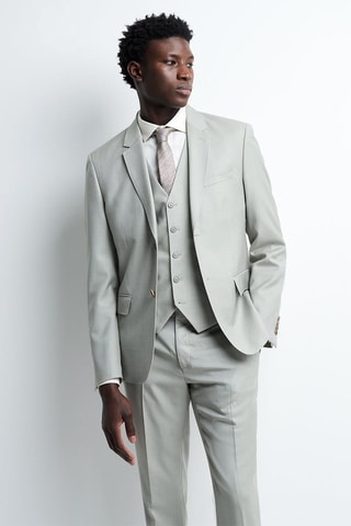 Chaqueta de lana - Verde agua