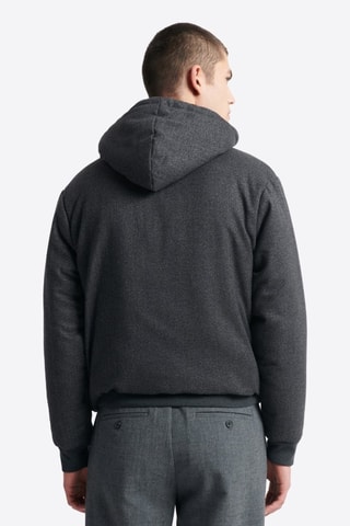 Sudadera con capucha - Gris jaspeado