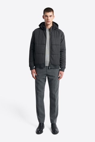 Sudadera con capucha - Gris jaspeado