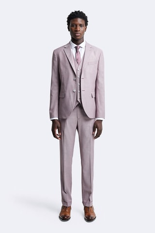 Chaqueta de traje slim fit - Rosa