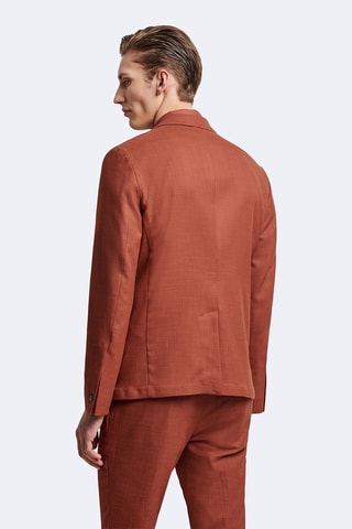 Chaqueta de traje slim fit - Rojizo