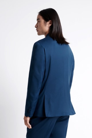 Chaqueta de traje de lana - Azul cobalto