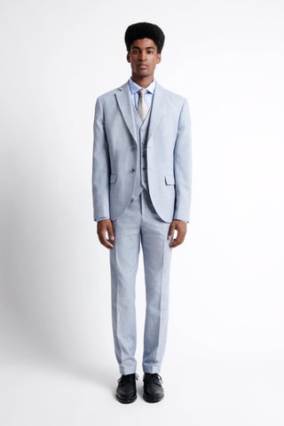 Chaqueta de traje - Celeste