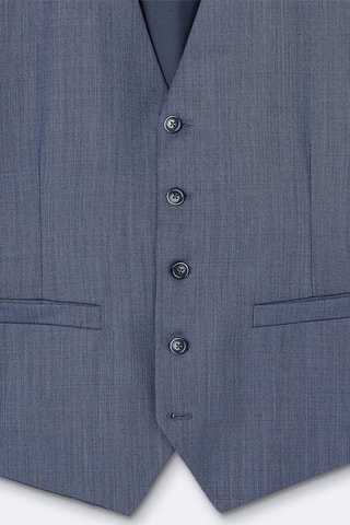 Chaleco de traje de lana - Azul