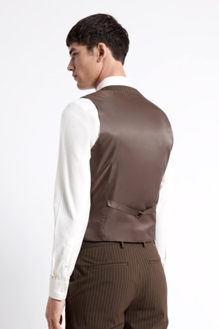 Chaleco de traje - Marrón