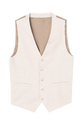 Chaleco de traje - Crudo