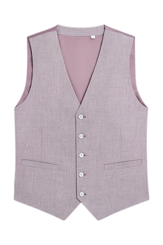Chaleco de traje - Rosa