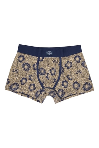 Bóxer - Beige y azul marino
