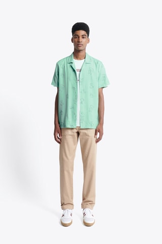Camisa regular fit - Verde