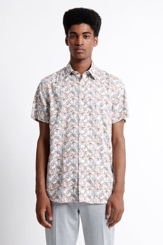 Camisa slim fit - Blanco