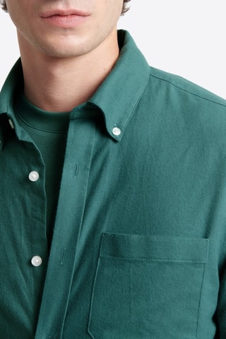 Camisa slim fit - Verde