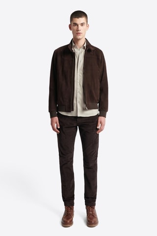 Camisa slim fit - Marfil