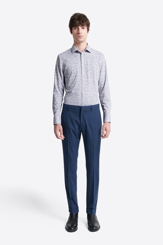 Camisa slim fit - Azul marino