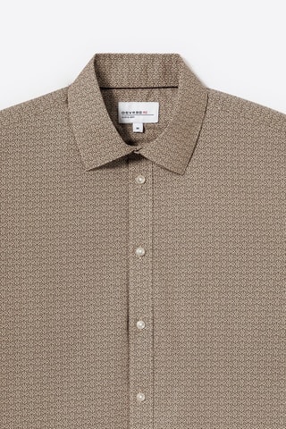 Camisa slim fit - Marrón