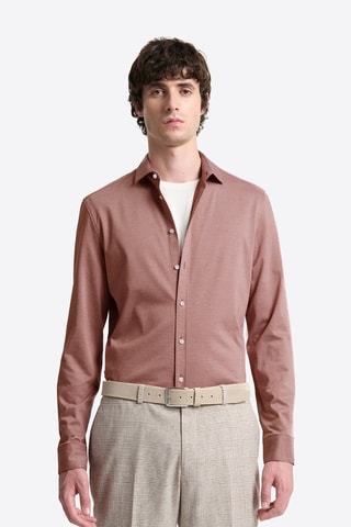 Camisa slim fit - Naranja