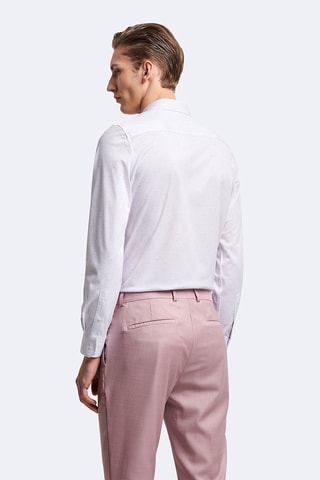 Camisa - Blanco y violeta claro