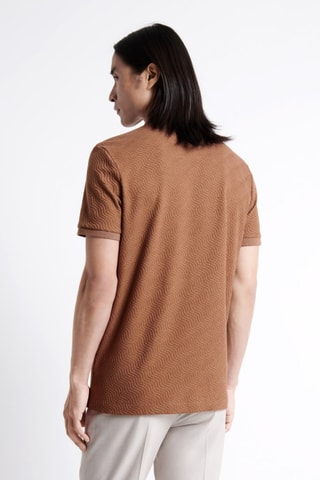 Polo slim fit - Marrón