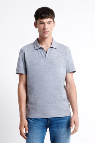 Polo slim fit - Gris claro