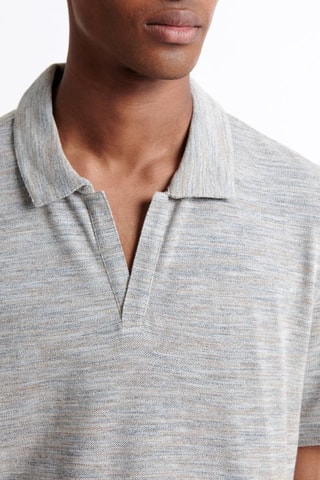 Polo - Gris jaspeado