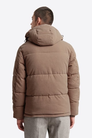 Anorak con capucha - Marfil